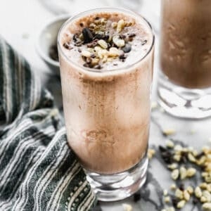Chocolate protein shake