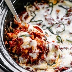 Crock pot baked ziti