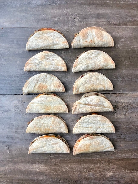 Mini bean and cheese tacos - the meal prep manual