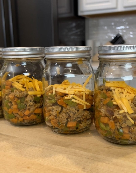 Sweet potato and sausage breakfast scramble - the meal prep manual