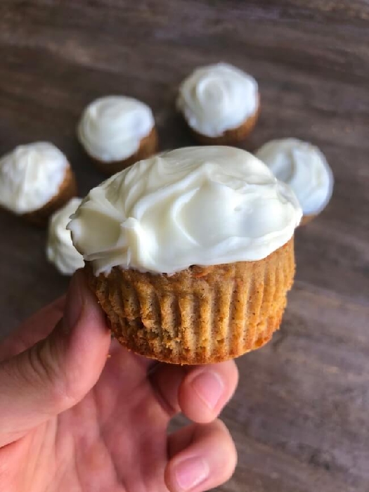 Carrot cake cupcakes - lower calorie version - the meal prep manual