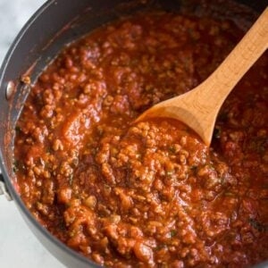 Homemade spaghetti sauce
