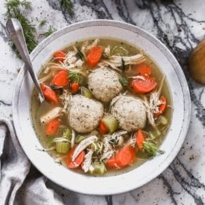 Matzo ball soup