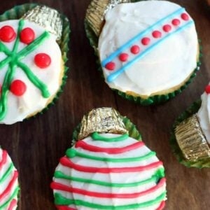 Cupcake ornaments