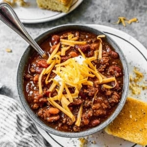 Classic homemade chili