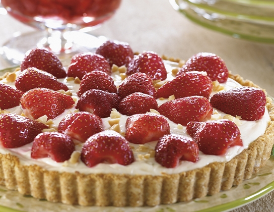 Hawaiian strawberry tart