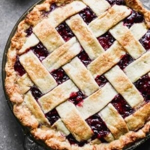 Triple berry pie