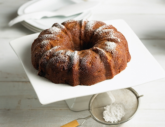Buttermilk pear ginger cake