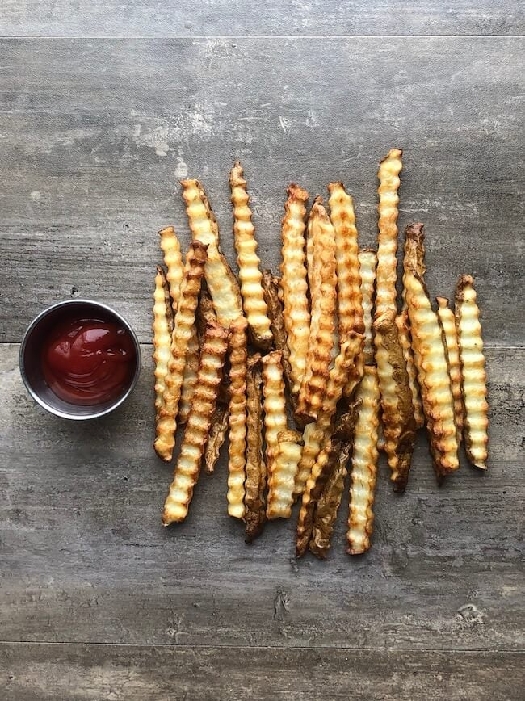 Air fryer crinkle cut fries - the meal prep manual