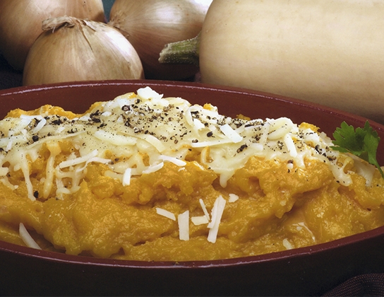 Cheesed topped squash casserole