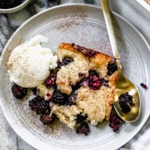 Blackberry cobbler