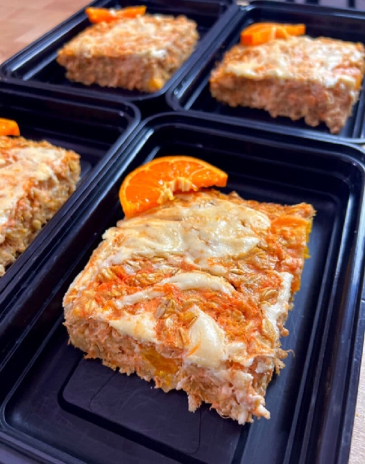 Orange creamsicle baked oatmeal - the meal prep manual
