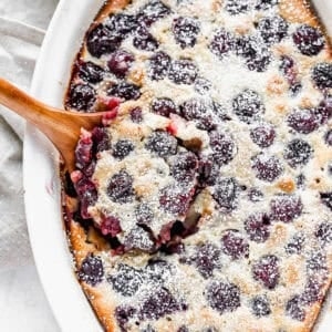 Cherry clafoutis