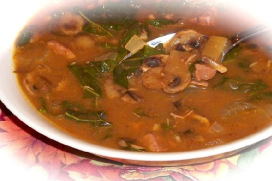 Hearty Beef and Mushroom Soup