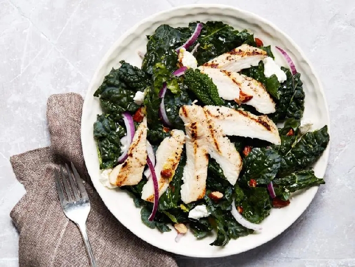 Kale salad with chicken recipe