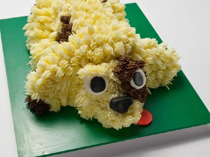 3-d dog cake recipe