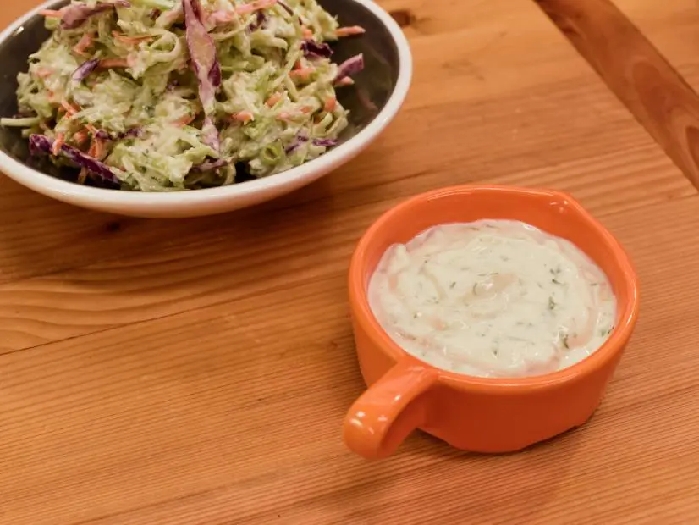 Yogurt-horseradish-dill dressing recipe