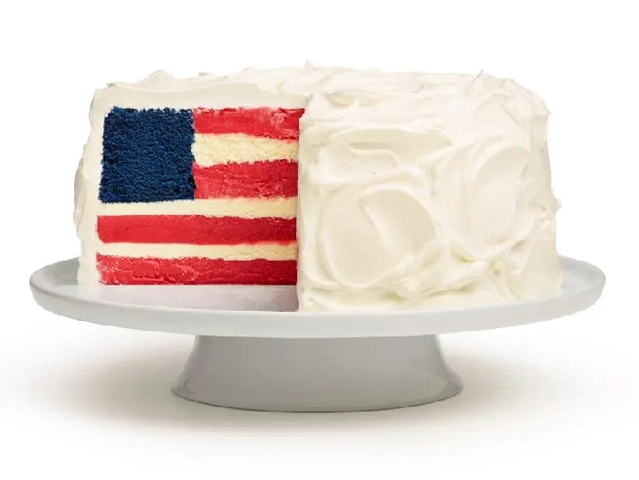 Ice cream flag cake recipe