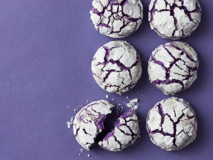Ube crinkle cookies recipe