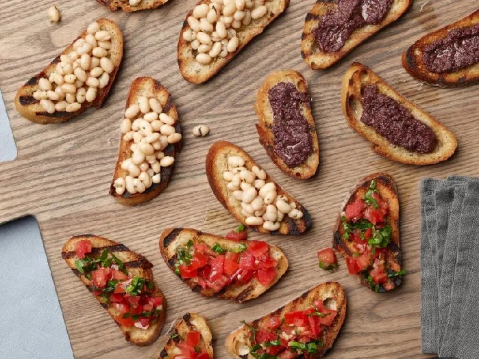 A trio of bruschetta recipe