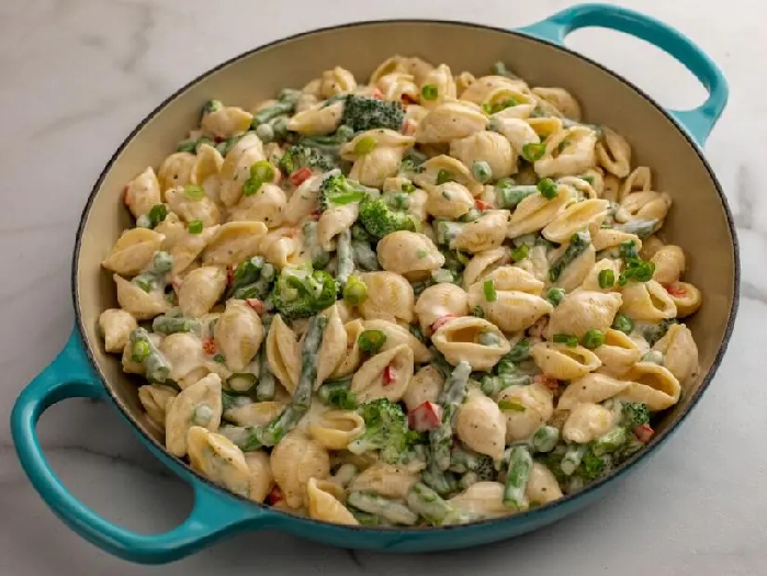Mac and cheese primavera recipe