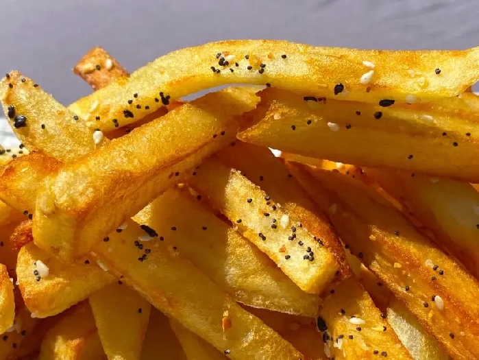 "everything bagel" french fries recipe
