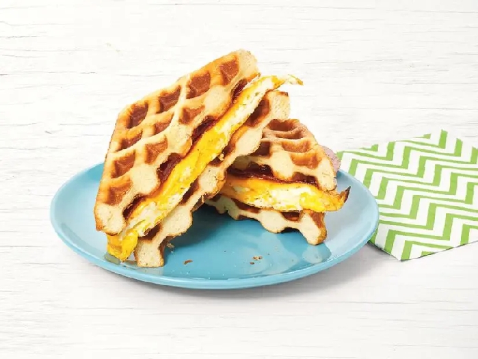 Waffle breakfast sandwich recipe