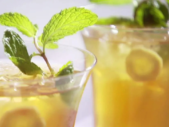 Iced ginger green tea recipe