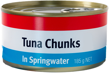 Cans tuna in olive oil