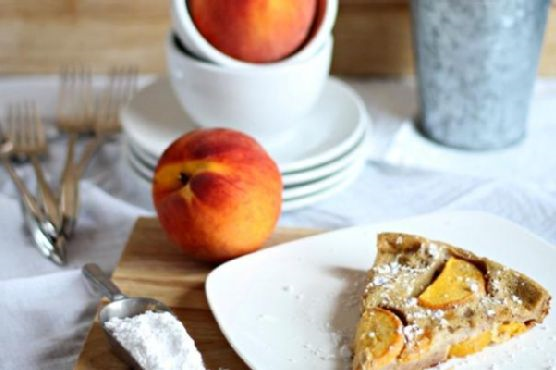 Chai Peach Clafoutis