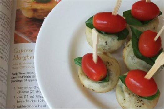 Caprese Pesto Margherita Stackers