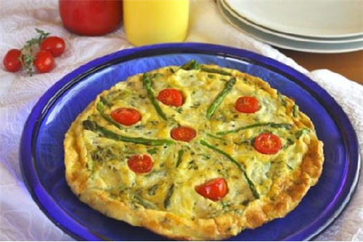 Asparagus and Asiago Frittata