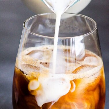 Healthy iced coffee