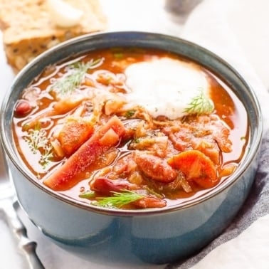 Instant pot borscht