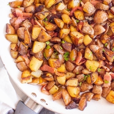 Ukrainian breakfast potatoes