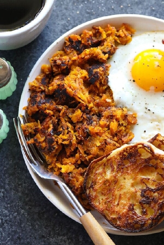 Sweet potato hash browns