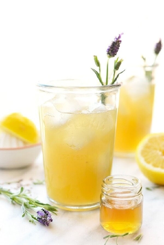 Honey lavender lemonade