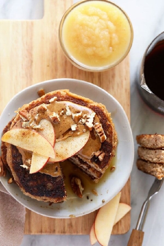 Grain free applesauce pancakes