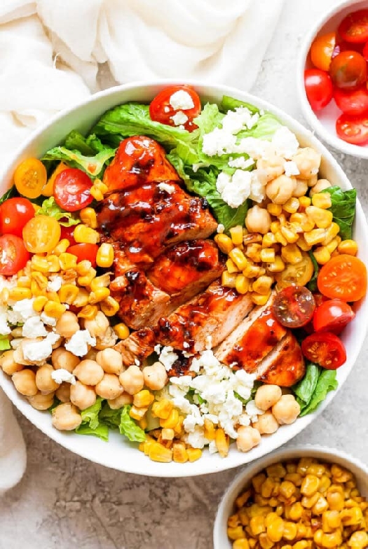 Bbq chicken salad