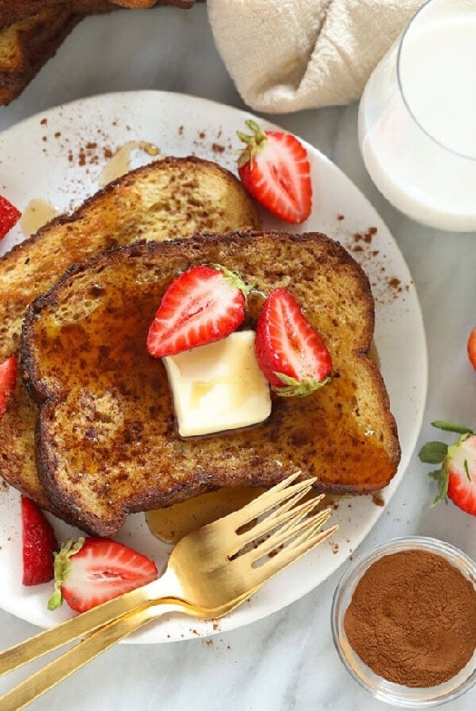 Easy baked french toast