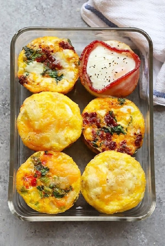 Breakfast egg cups – 4 ways
