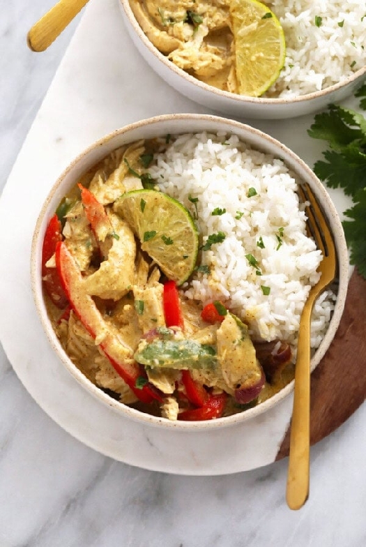 Coconut curry chicken