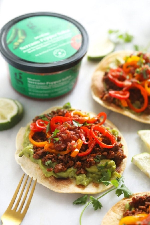 Vegetarian tostadas