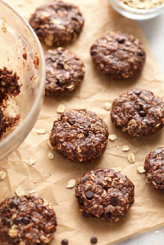 No bake chocolate oatmeal cookies