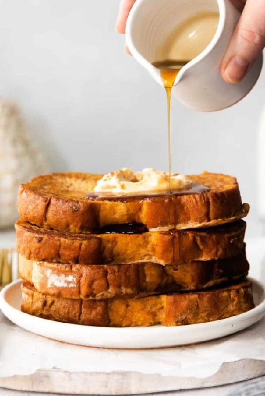 Incredible pumpkin french toast