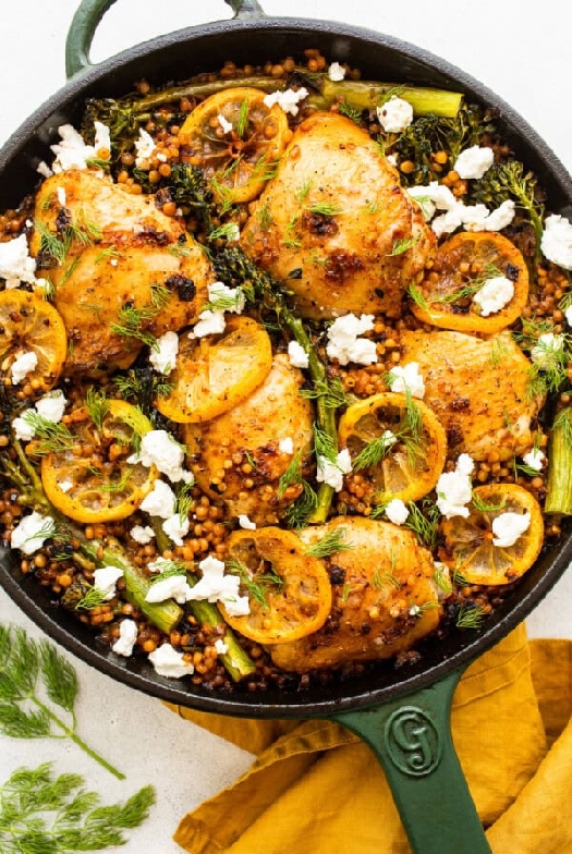 Lemon chicken skillet