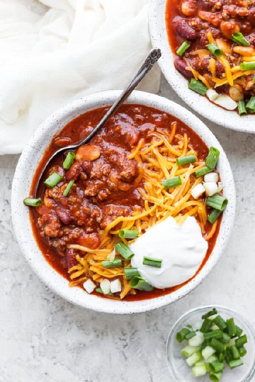 Slow cooker chili