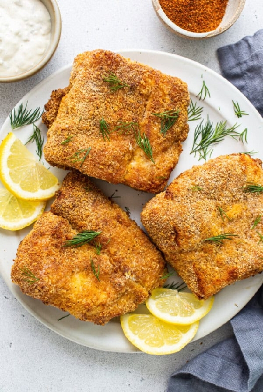 Crispy air fryer fish
