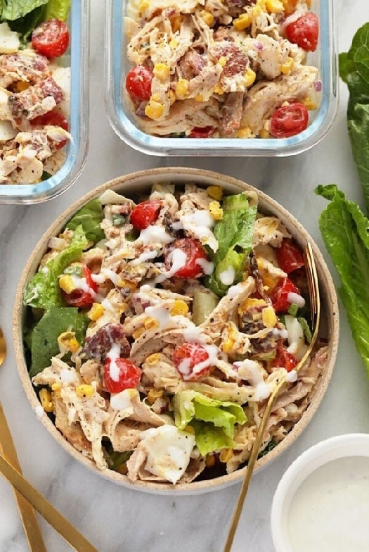 Rotisserie chicken cobb salad