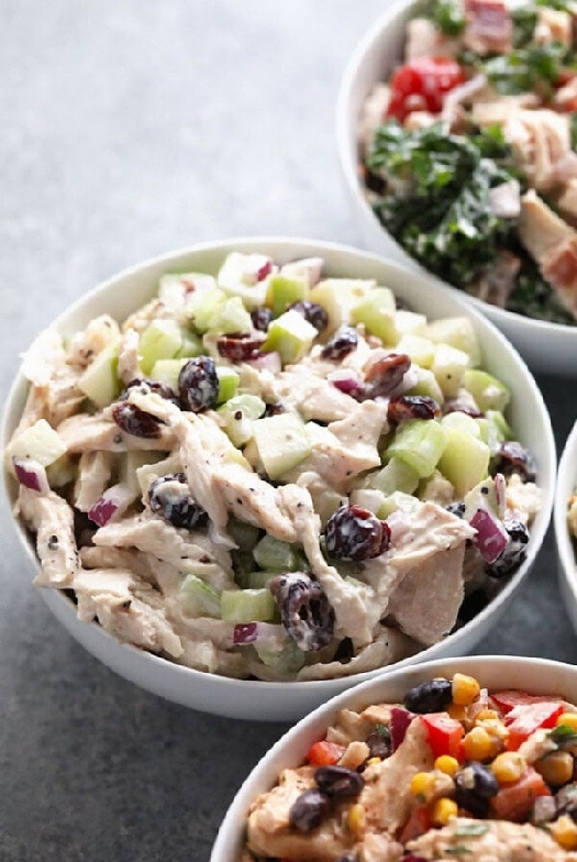 Simple greek yogurt chicken salad